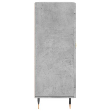 vidaXL Ντουλάπι Γκρι Σκυροδέματος 69,5x34x90cm Επεξεργασμένο Ξύλο 1 τεμ.