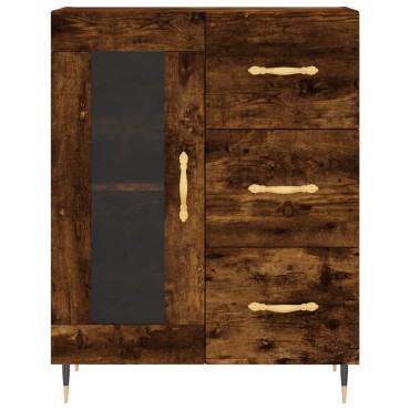 vidaXL Ντουλάπι Καπνιστή Δρυς 69,5x34x90cm Επεξεργασμένο Ξύλο 1 τεμ.