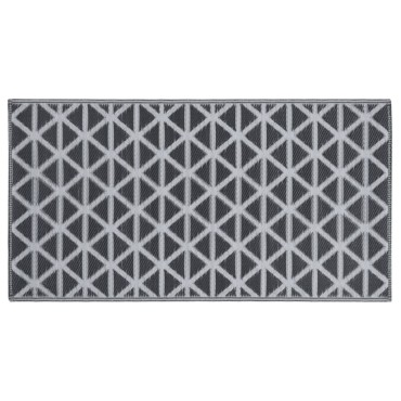 vidaXL Χαλί εξωτερικού χώρου ARAKIL Μαύρο 160x230 cm PP