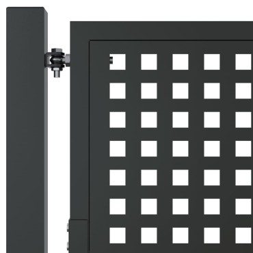 vidaXL Πύλη Κήπου Ανθρακί 105 x 175 εκ. Ατσάλινη