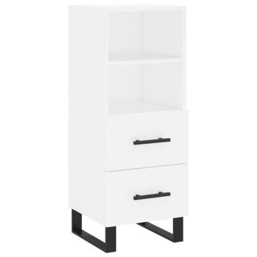 vidaXL Ντουλάπι Λευκό 34,5x34x90cm από Επεξεργασμένο Ξύλο 1 τεμ.