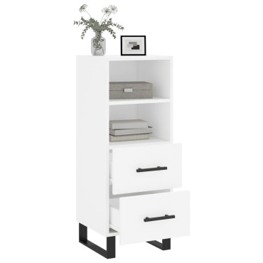 vidaXL Ντουλάπι Λευκό 34,5x34x90cm από Επεξεργασμένο Ξύλο 1 τεμ.