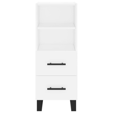 vidaXL Ντουλάπι Λευκό 34,5x34x90cm από Επεξεργασμένο Ξύλο 1 τεμ.