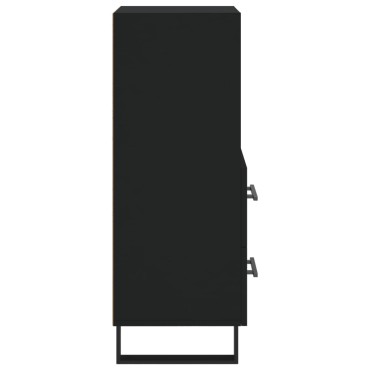 vidaXL Ντουλάπι Μαύρο 34,5x34x90cm από Επεξεργασμένο Ξύλο 1 τεμ.