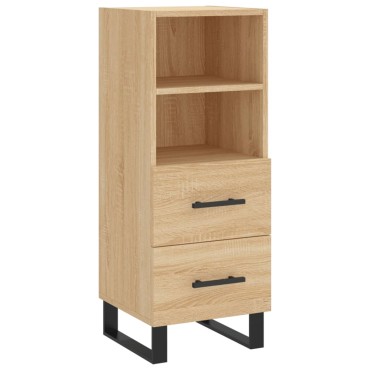 vidaXL Ντουλάπι Sonoma Δρυς 34,5x34x90cm από Επεξεργασμένο Ξύλο 1 τεμ.