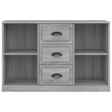 vidaXL Μπουφές Γκρι Sonoma 104,5x35,5x67,5cm από Επεξεργασμένο Ξύλο 1 τεμ.