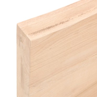 vidaXL Ράφι Τοίχου 160x60x(2-6)cm από Ακατέργαστο Μασίφ Ξύλο Δρυός 1 τεμ.