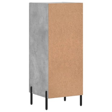 vidaXL Ντουλάπι Γκρι Σκυροδέματος 34,5x34x90cm Επεξεργασμένο Ξύλο 1 τεμ.