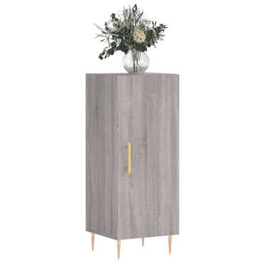 vidaXL Ντουλάπι Γκρι Sonoma 34,5x34x90cm από Επεξεργασμένο Ξύλο 1 τεμ.