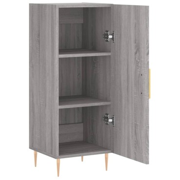 vidaXL Ντουλάπι Γκρι Sonoma 34,5x34x90cm από Επεξεργασμένο Ξύλο 1 τεμ.