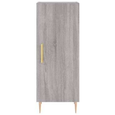 vidaXL Ντουλάπι Γκρι Sonoma 34,5x34x90cm από Επεξεργασμένο Ξύλο 1 τεμ.
