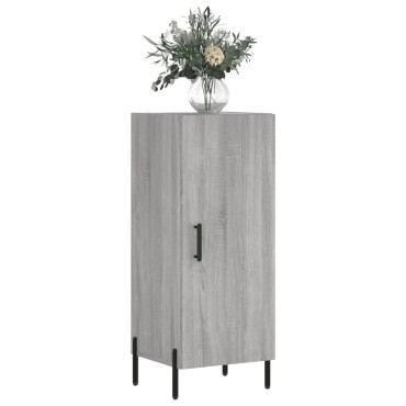 vidaXL Ντουλάπι Γκρι Sonoma 34,5x34x90cm από Επεξεργασμένο Ξύλο 1 τεμ.