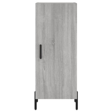 vidaXL Ντουλάπι Γκρι Sonoma 34,5x34x90cm από Επεξεργασμένο Ξύλο 1 τεμ.
