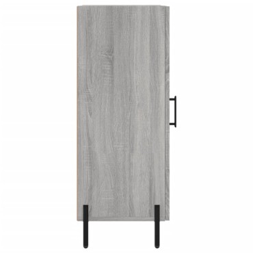 vidaXL Ντουλάπι Γκρι Sonoma 34,5x34x90cm από Επεξεργασμένο Ξύλο 1 τεμ.