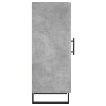 vidaXL Ντουλάπι Γκρι Σκυροδέματος 34,5x34x90cm Επεξεργασμένο Ξύλο 1 τεμ.