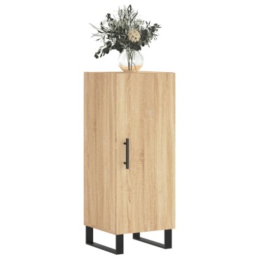 vidaXL Ντουλάπι Sonoma Δρυς 34,5x34x90cm από Επεξεργασμένο Ξύλο 1 τεμ.