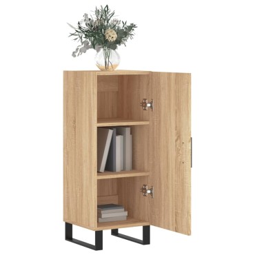vidaXL Ντουλάπι Sonoma Δρυς 34,5x34x90cm από Επεξεργασμένο Ξύλο 1 τεμ.