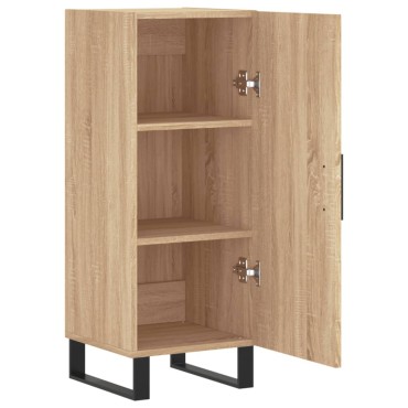vidaXL Ντουλάπι Sonoma Δρυς 34,5x34x90cm από Επεξεργασμένο Ξύλο 1 τεμ.