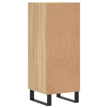 vidaXL Ντουλάπι Sonoma Δρυς 34,5x34x90cm από Επεξεργασμένο Ξύλο 1 τεμ.
