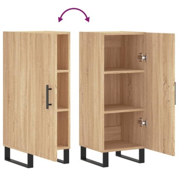 vidaXL Ντουλάπι Sonoma Δρυς 34,5x34x90cm από Επεξεργασμένο Ξύλο 1 τεμ.