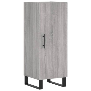vidaXL Ντουλάπι Γκρι Sonoma 34,5x34x90cm από Επεξεργασμένο Ξύλο 1 τεμ.