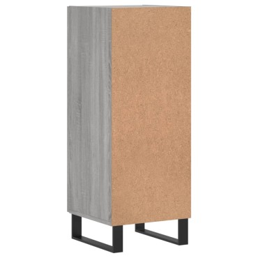 vidaXL Ντουλάπι Γκρι Sonoma 34,5x34x90cm από Επεξεργασμένο Ξύλο 1 τεμ.