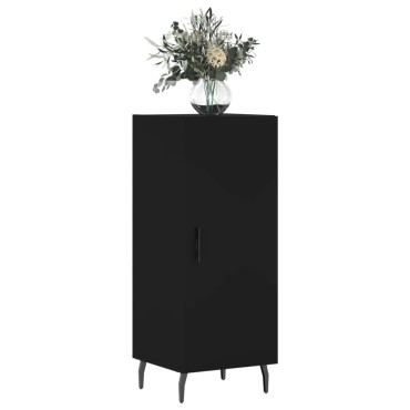 vidaXL Ντουλάπι Μαύρο 34,5x34x90cm από Επεξεργασμένο Ξύλο 1 τεμ.