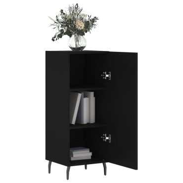 vidaXL Ντουλάπι Μαύρο 34,5x34x90cm από Επεξεργασμένο Ξύλο 1 τεμ.
