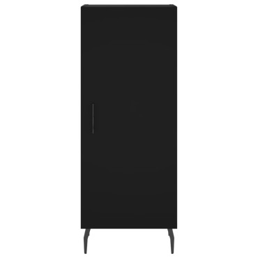 vidaXL Ντουλάπι Μαύρο 34,5x34x90cm από Επεξεργασμένο Ξύλο 1 τεμ.