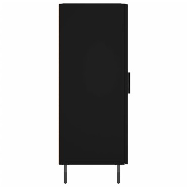 vidaXL Ντουλάπι Μαύρο 34,5x34x90cm από Επεξεργασμένο Ξύλο 1 τεμ.