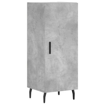 vidaXL Ντουλάπι Γκρι Σκυροδέματος 34,5x34x90cm Επεξεργασμένο Ξύλο 1 τεμ.