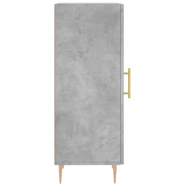 vidaXL Ντουλάπι Γκρι Σκυροδέματος 34,5x34x90cm Επεξεργασμένο Ξύλο 1 τεμ.
