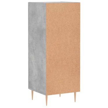 vidaXL Ντουλάπι Γκρι Σκυροδέματος 34,5x34x90cm Επεξεργασμένο Ξύλο 1 τεμ.