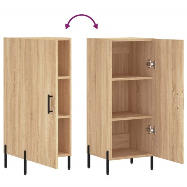 vidaXL Ντουλάπι Sonoma Δρυς 34,5x34x90cm από Επεξεργασμένο Ξύλο 1 τεμ.