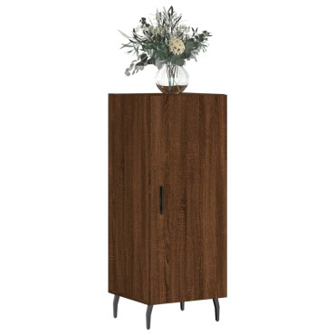 vidaXL Ντουλάπι Καφέ Δρυς 34,5x34x90cm Επεξεργασμένο Ξύλο 1 τεμ.
