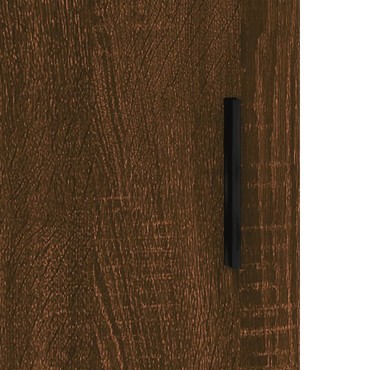 vidaXL Ντουλάπι Καφέ Δρυς 34,5x34x90cm Επεξεργασμένο Ξύλο 1 τεμ.