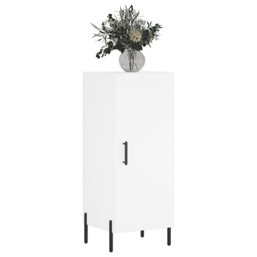 vidaXL Ντουλάπι Λευκό 34,5x34x90cm από Επεξεργασμένο Ξύλο 1 τεμ.