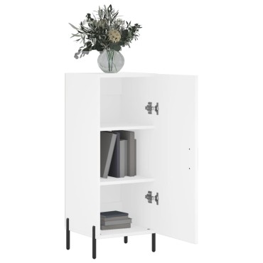 vidaXL Ντουλάπι Λευκό 34,5x34x90cm από Επεξεργασμένο Ξύλο 1 τεμ.
