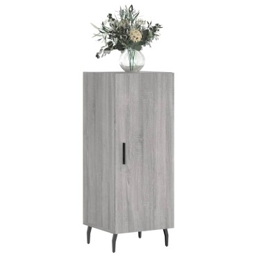 vidaXL Ντουλάπι Γκρι Sonoma 34,5x34x90cm από Επεξεργασμένο Ξύλο 1 τεμ.