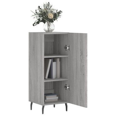 vidaXL Ντουλάπι Γκρι Sonoma 34,5x34x90cm από Επεξεργασμένο Ξύλο 1 τεμ.