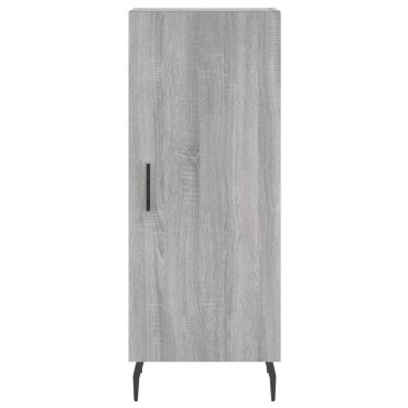 vidaXL Ντουλάπι Γκρι Sonoma 34,5x34x90cm από Επεξεργασμένο Ξύλο 1 τεμ.
