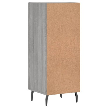 vidaXL Ντουλάπι Γκρι Sonoma 34,5x34x90cm από Επεξεργασμένο Ξύλο 1 τεμ.