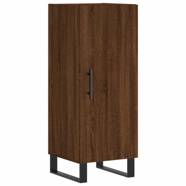 vidaXL Ντουλάπι Καφέ Δρυς 34,5x34x90cm Επεξεργασμένο Ξύλο 1 τεμ.