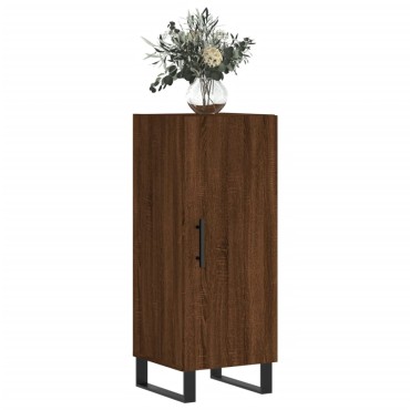 vidaXL Ντουλάπι Καφέ Δρυς 34,5x34x90cm Επεξεργασμένο Ξύλο 1 τεμ.