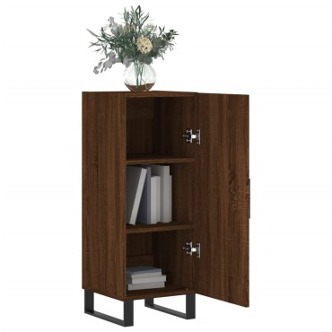 vidaXL Ντουλάπι Καφέ Δρυς 34,5x34x90cm Επεξεργασμένο Ξύλο 1 τεμ.