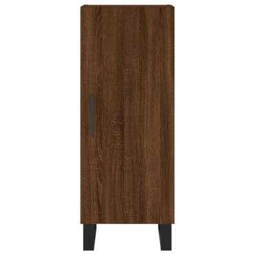 vidaXL Ντουλάπι Καφέ Δρυς 34,5x34x90cm Επεξεργασμένο Ξύλο 1 τεμ.