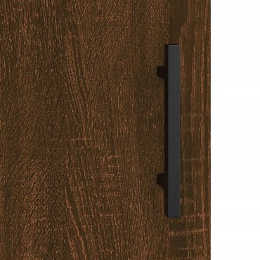 vidaXL Ντουλάπι Καφέ Δρυς 34,5x34x90cm Επεξεργασμένο Ξύλο 1 τεμ.
