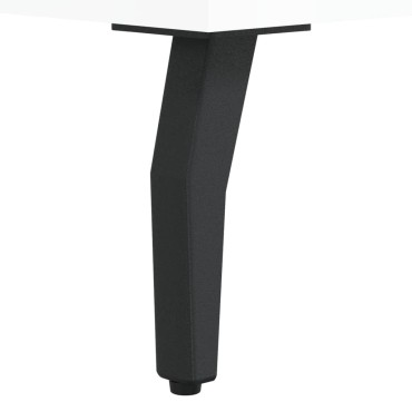 vidaXL Ντουλάπι Γυαλιστερό Λευκό 34,5x34x90cm Επεξεργασμένο Ξύλο 1 τεμ.