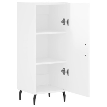 vidaXL Ντουλάπι Γυαλιστερό Λευκό 34,5x34x90cm Επεξεργασμένο Ξύλο 1 τεμ.