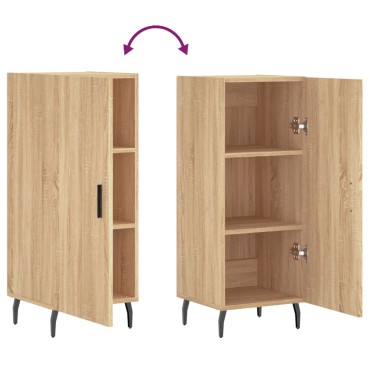 vidaXL Ντουλάπι Sonoma Δρυς 34,5x34x90cm από Επεξεργασμένο Ξύλο 1 τεμ.